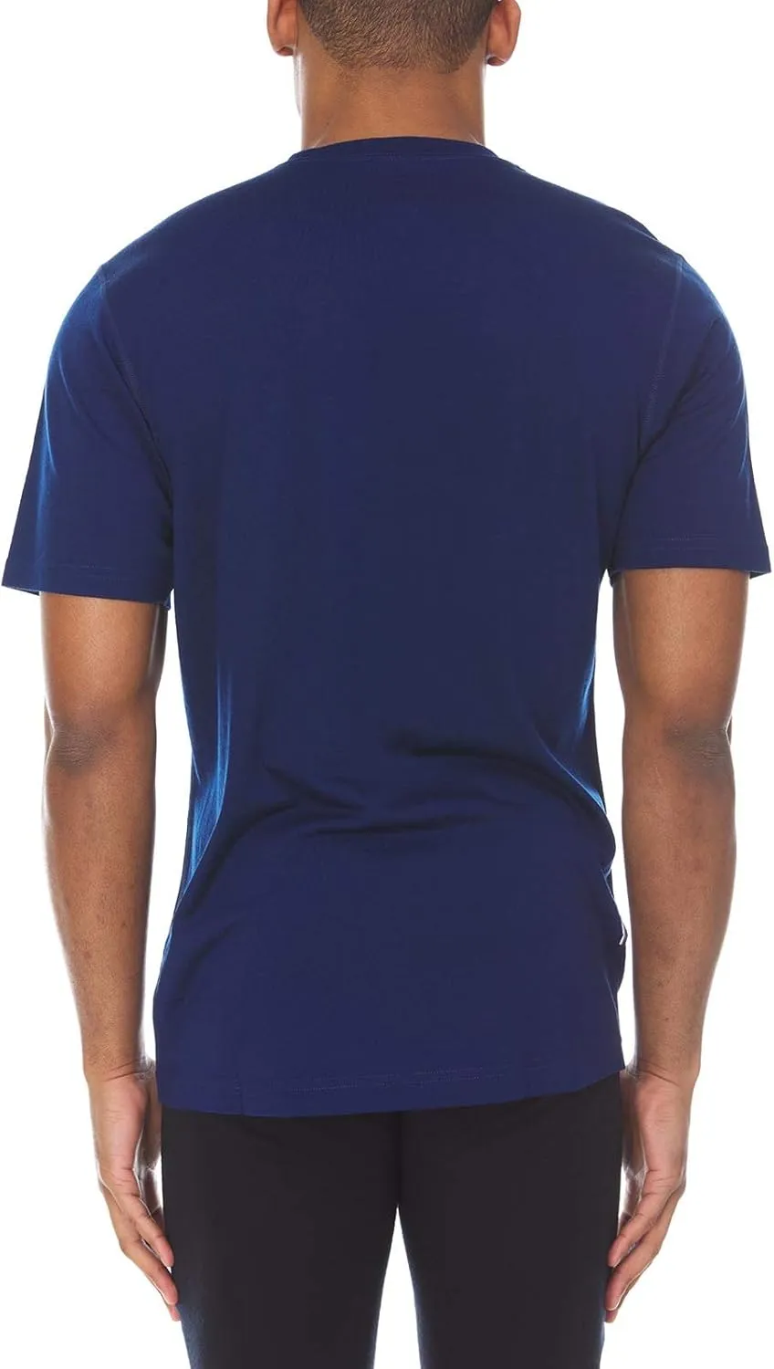 100% Merino Wool Men's Lightweight T-Shirt - Crew Neck Short Sleeve Shirt