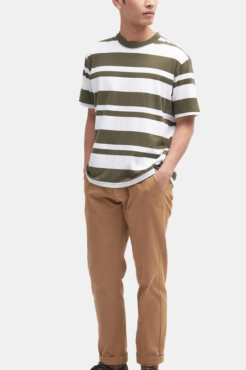 Barbour Friars Stripe T-Shirt (Mid Olive)