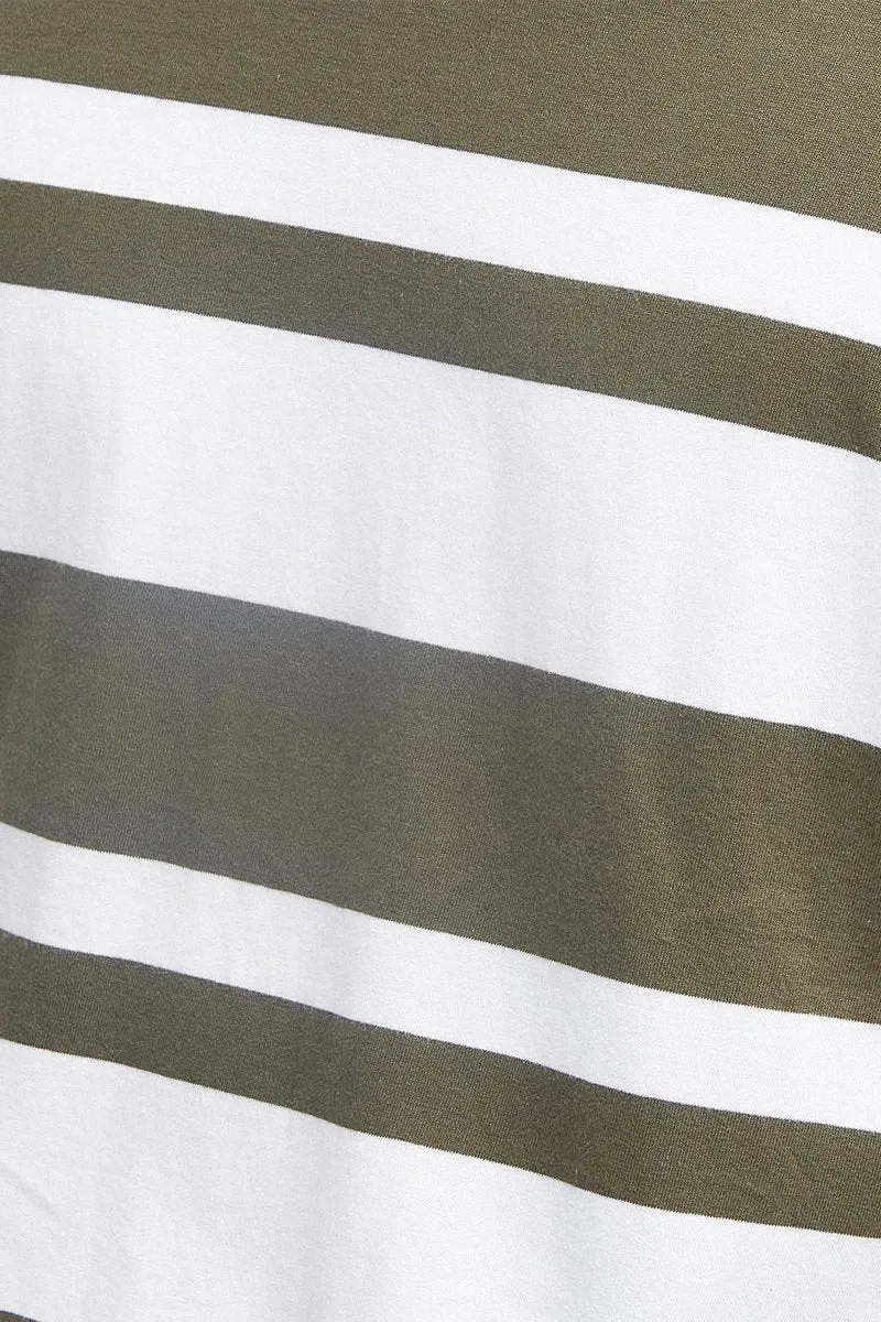 Barbour Friars Stripe T-Shirt (Mid Olive)