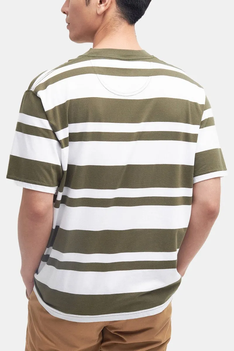 Barbour Friars Stripe T-Shirt (Mid Olive)