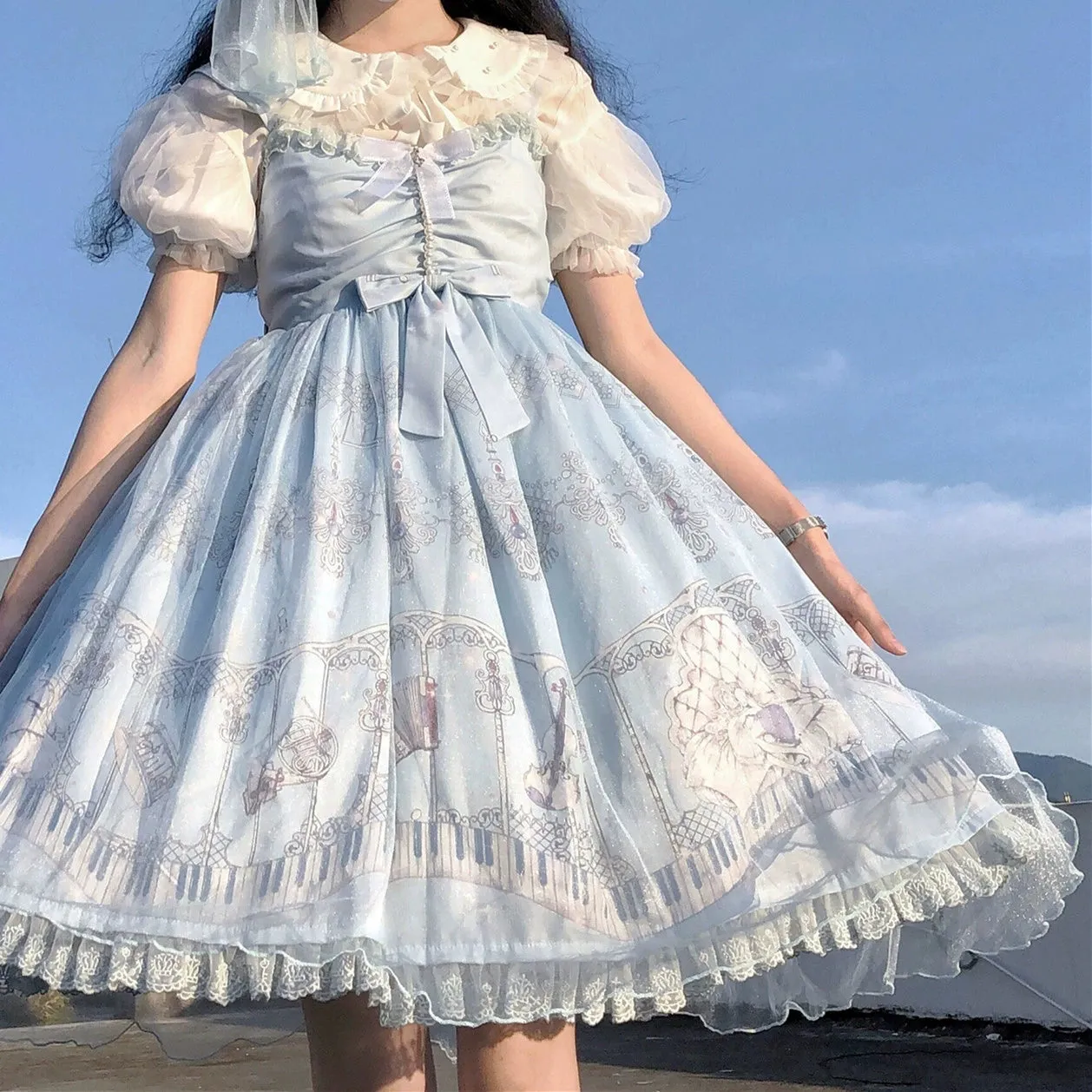 (BFM)LilithEye~Elegant Lolita JSK Dream Symphony Instrument Fairy Dress