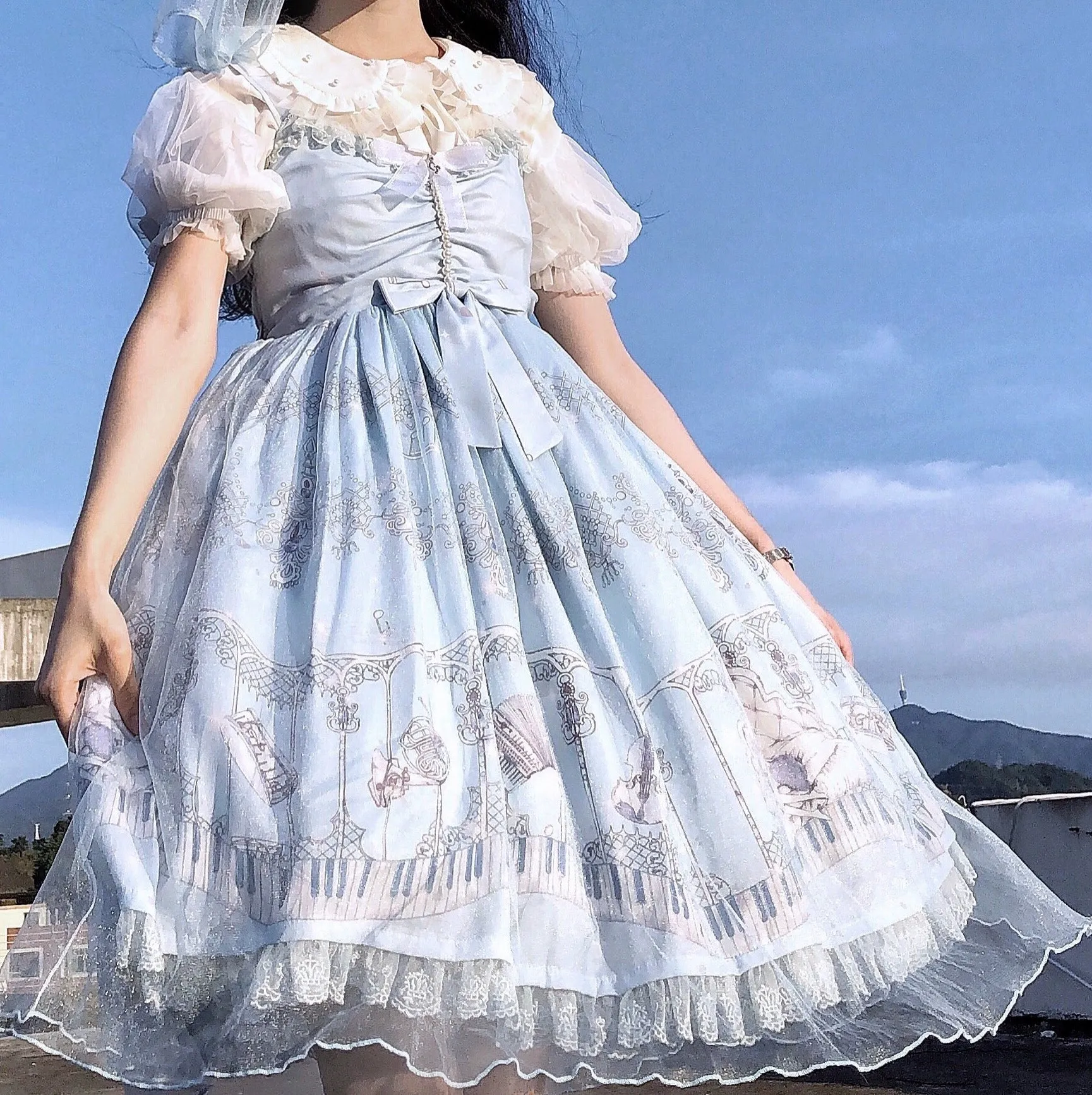 (BFM)LilithEye~Elegant Lolita JSK Dream Symphony Instrument Fairy Dress