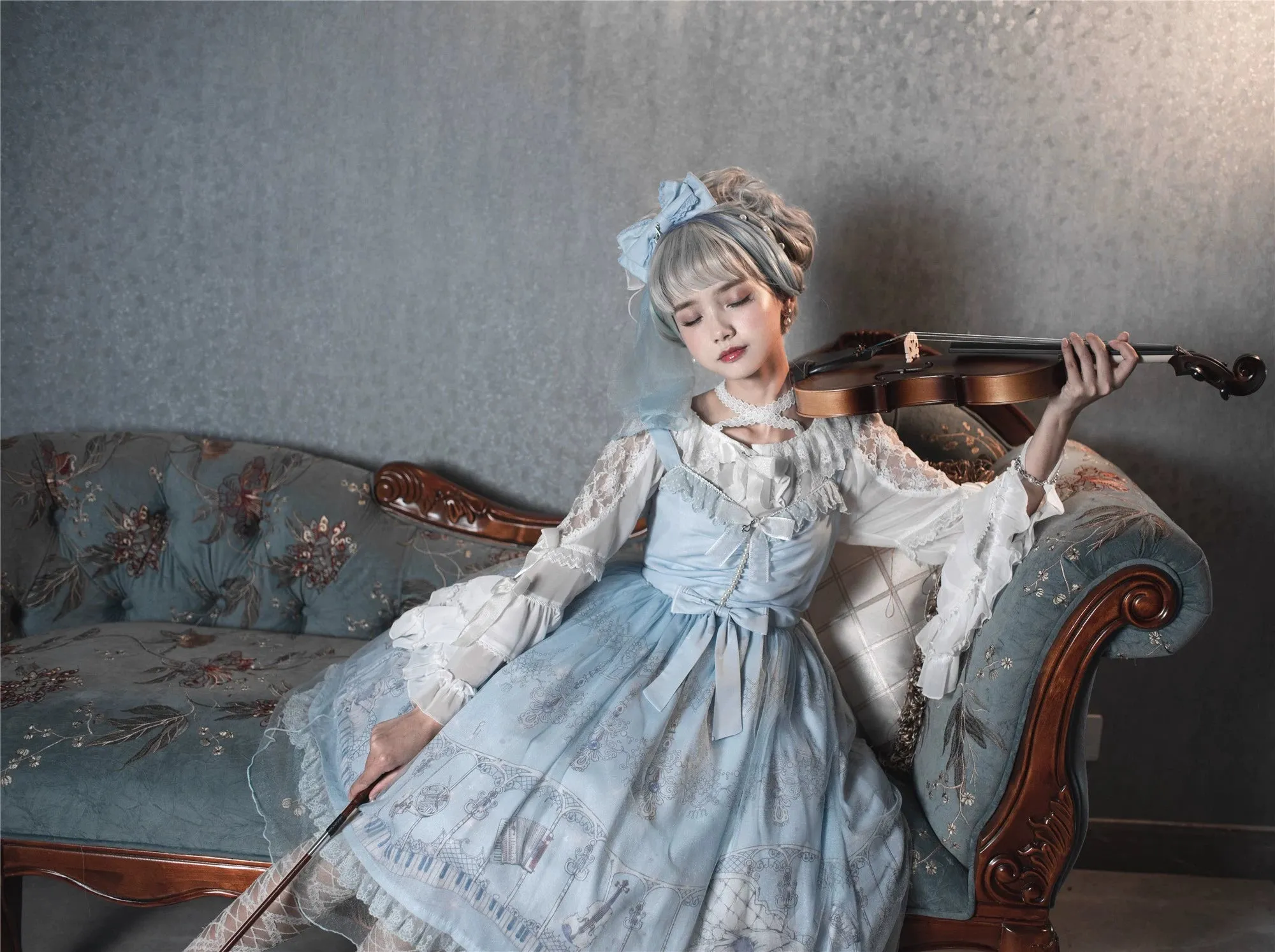 (BFM)LilithEye~Elegant Lolita JSK Dream Symphony Instrument Fairy Dress