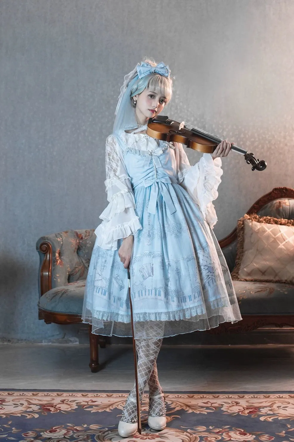 (BFM)LilithEye~Elegant Lolita JSK Dream Symphony Instrument Fairy Dress