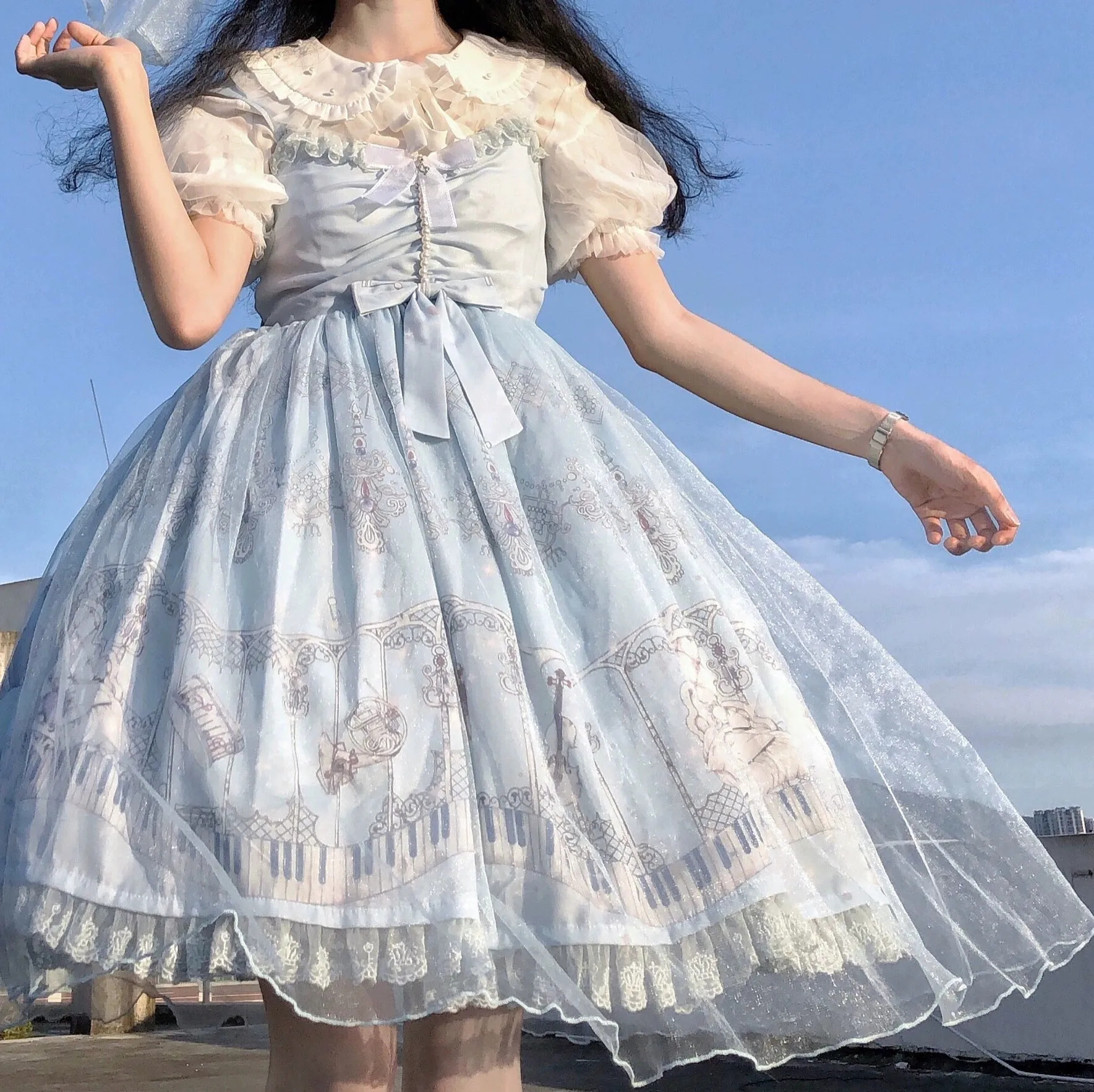 (BFM)LilithEye~Elegant Lolita JSK Dream Symphony Instrument Fairy Dress
