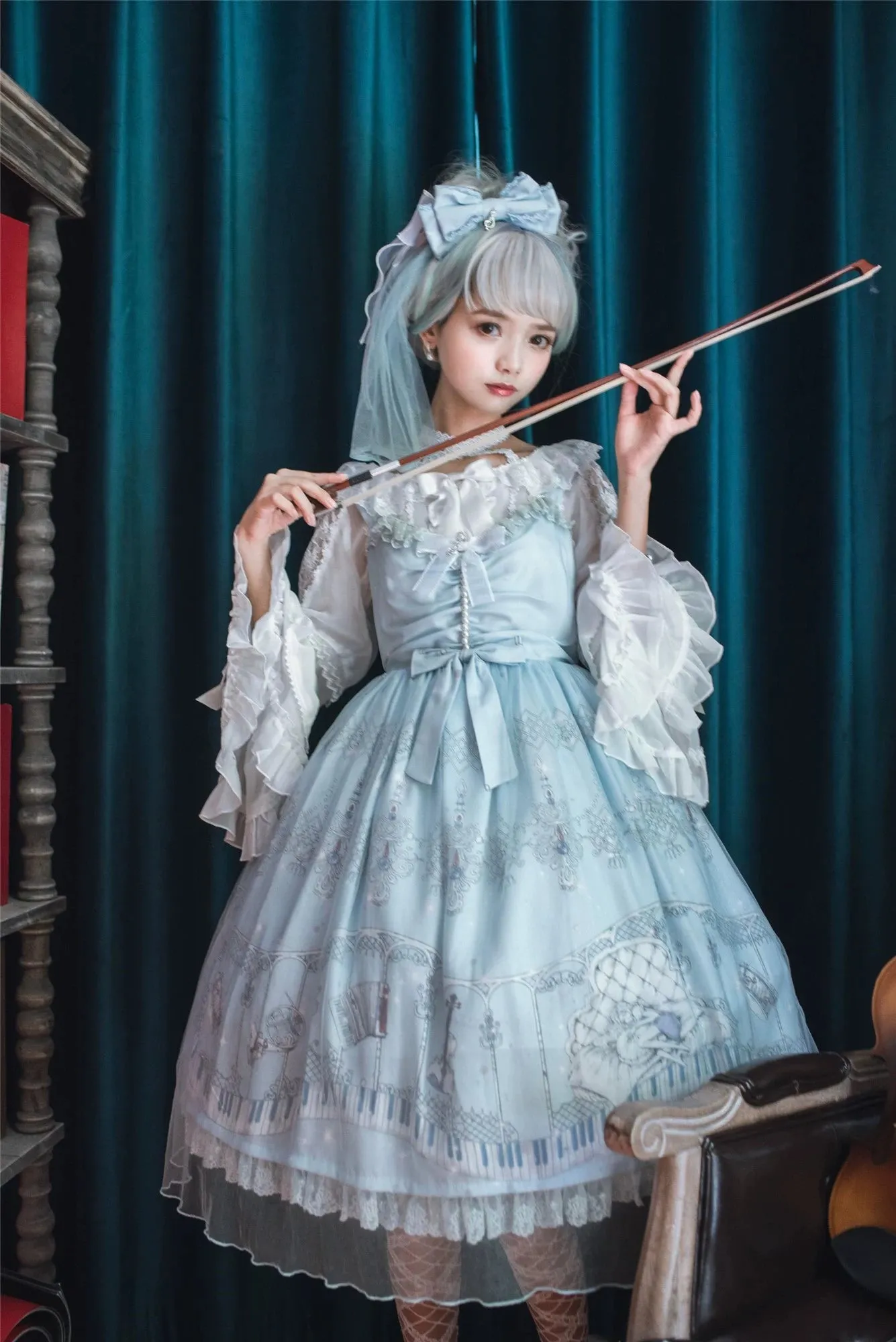 (BFM)LilithEye~Elegant Lolita JSK Dream Symphony Instrument Fairy Dress