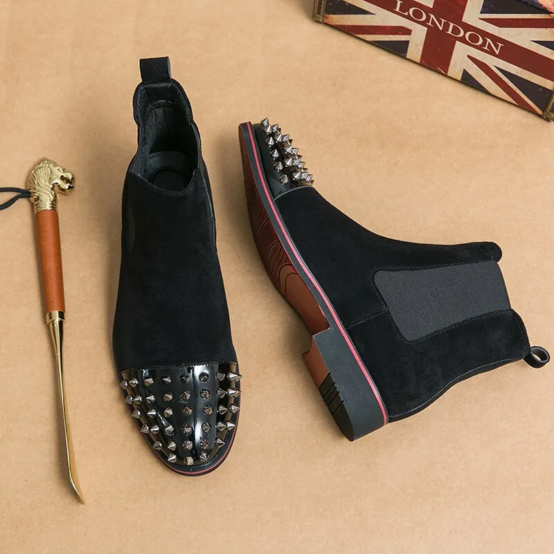 Bolzaney - Classic Suede Chelsea Boots For Men