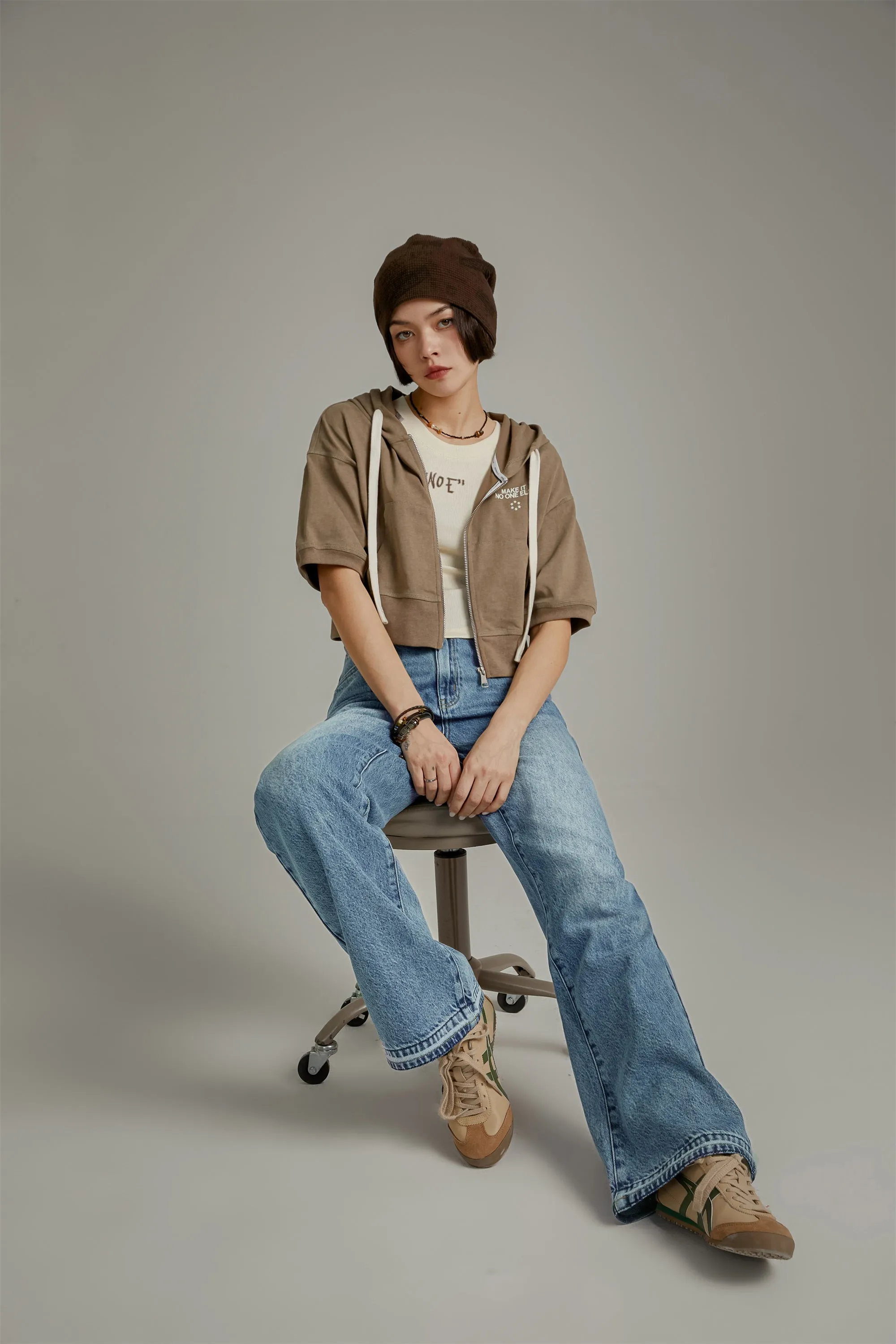 Boyfriend Washed Straight Jeans