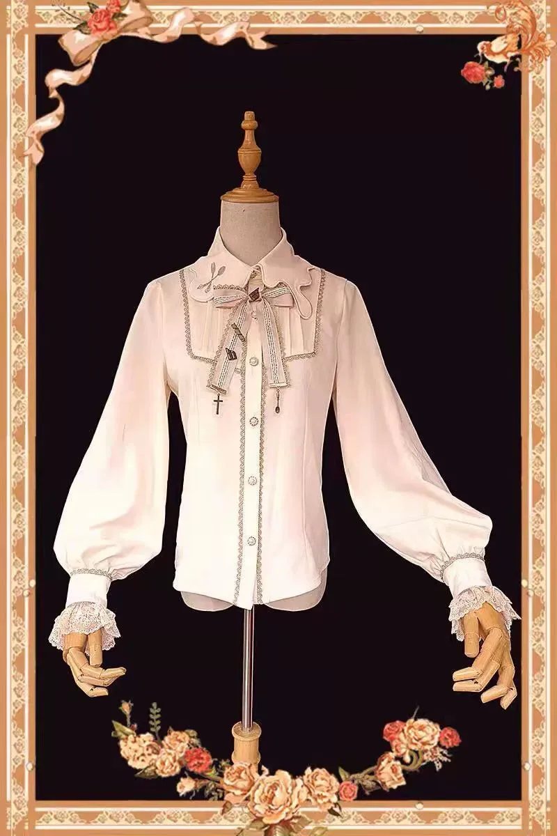 (Buy for me) Infanta~Elegant Lolita Stripe High-waist Jumper Dress Set and Cape
