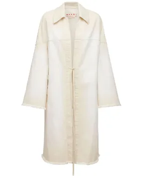 Cream Denim Coat