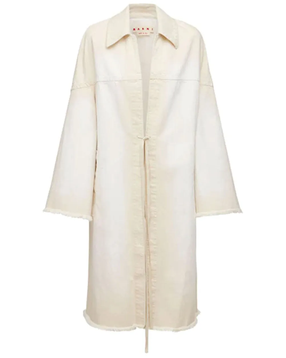Cream Denim Coat