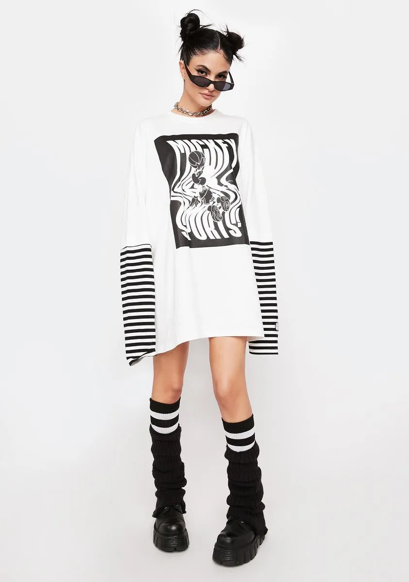 Disney Collection Mickey Fake Long Layered Tee