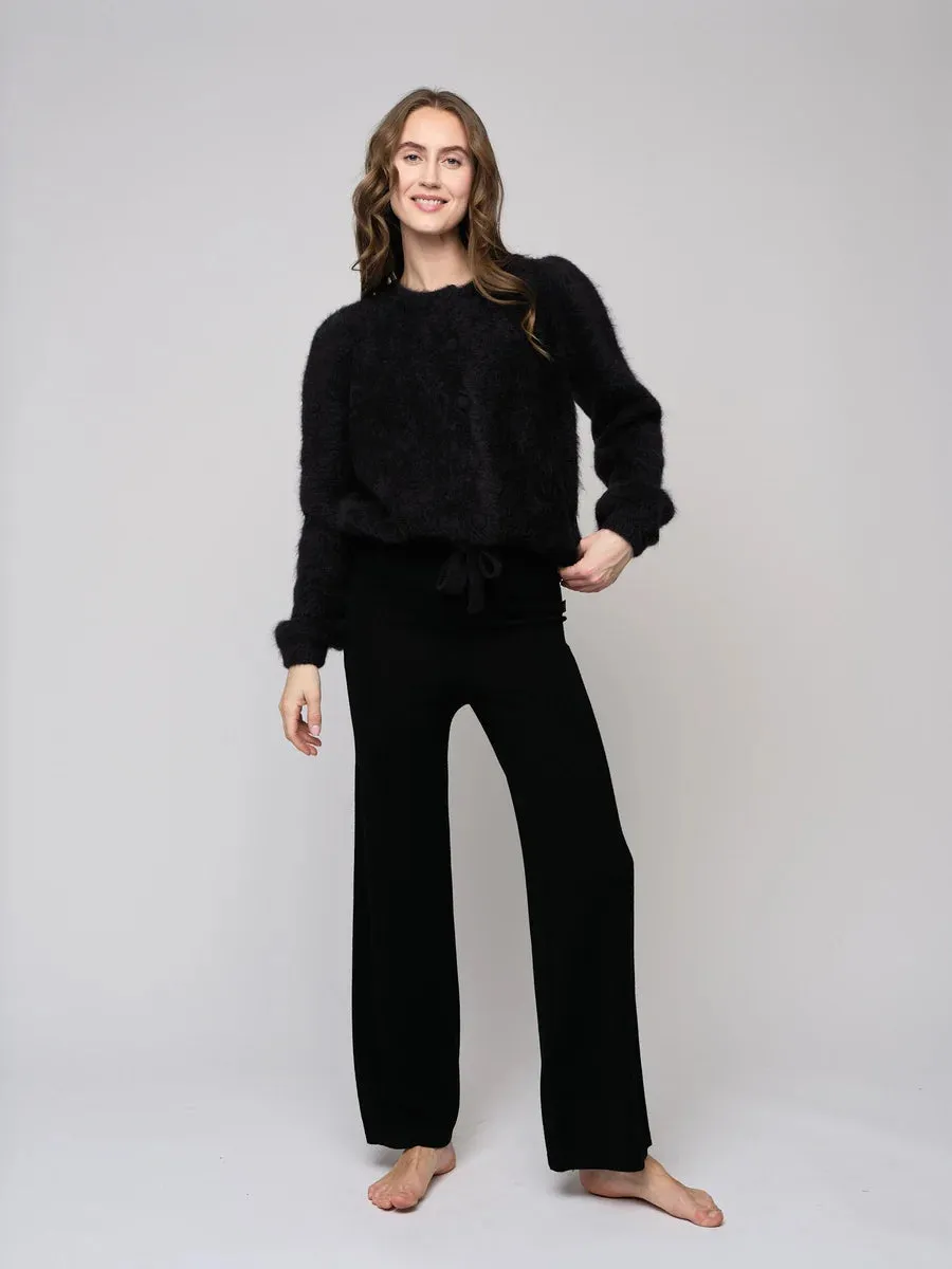 ELLA & IL FRANCA CHUNKY CARDIGAN DARK NAVY