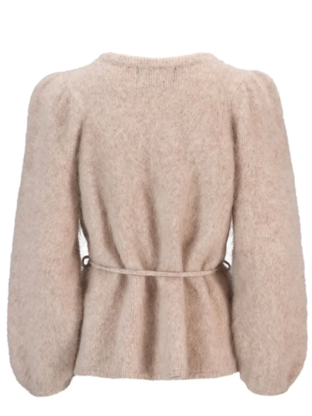 ELLA & IL FREDRIKKE CHUNKY CARDIGAN BEIGE MELANGE
