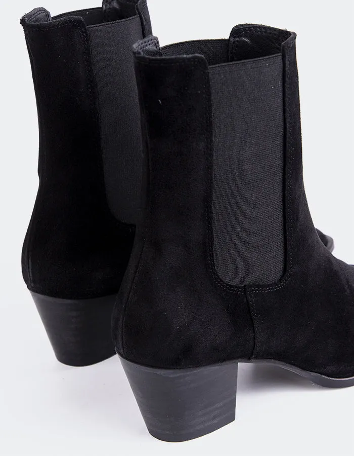 Grazia Black Suede