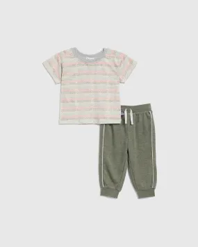 Infant Boy Wave Short Sleeve Tee Set