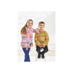 James C Brett Kids Chunky Knitting Pattern JB858