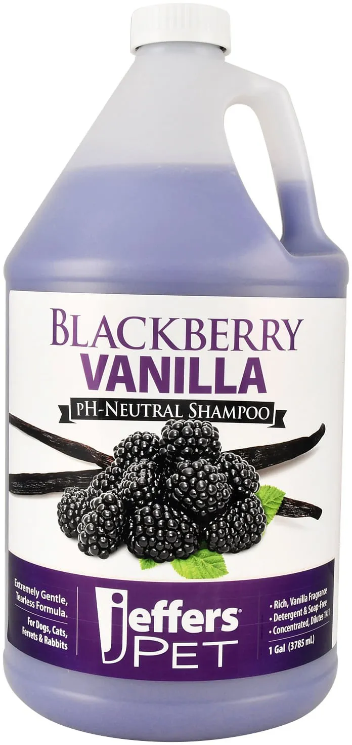 Jeffers Blackberry Vanilla pH-Neutral Pet Shampoo