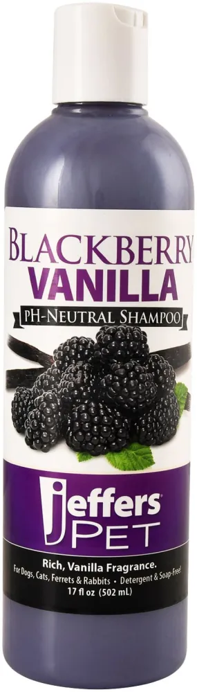 Jeffers Blackberry Vanilla pH-Neutral Pet Shampoo