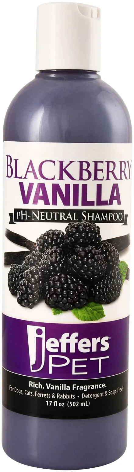 Jeffers Blackberry Vanilla pH-Neutral Pet Shampoo