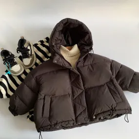 Kids Solid Puffer Jacket