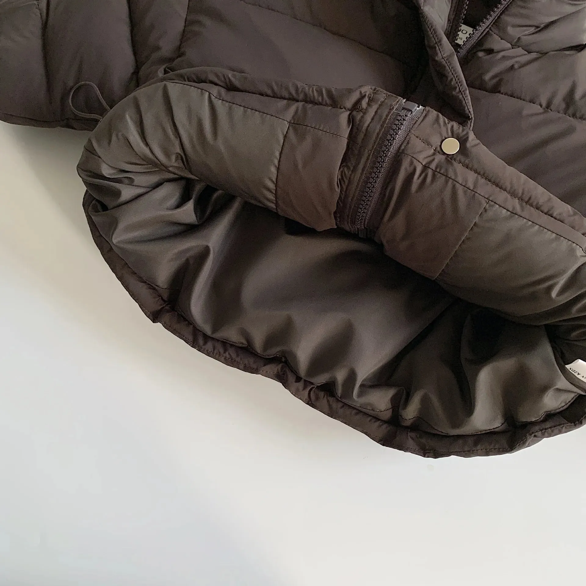 Kids Solid Puffer Jacket
