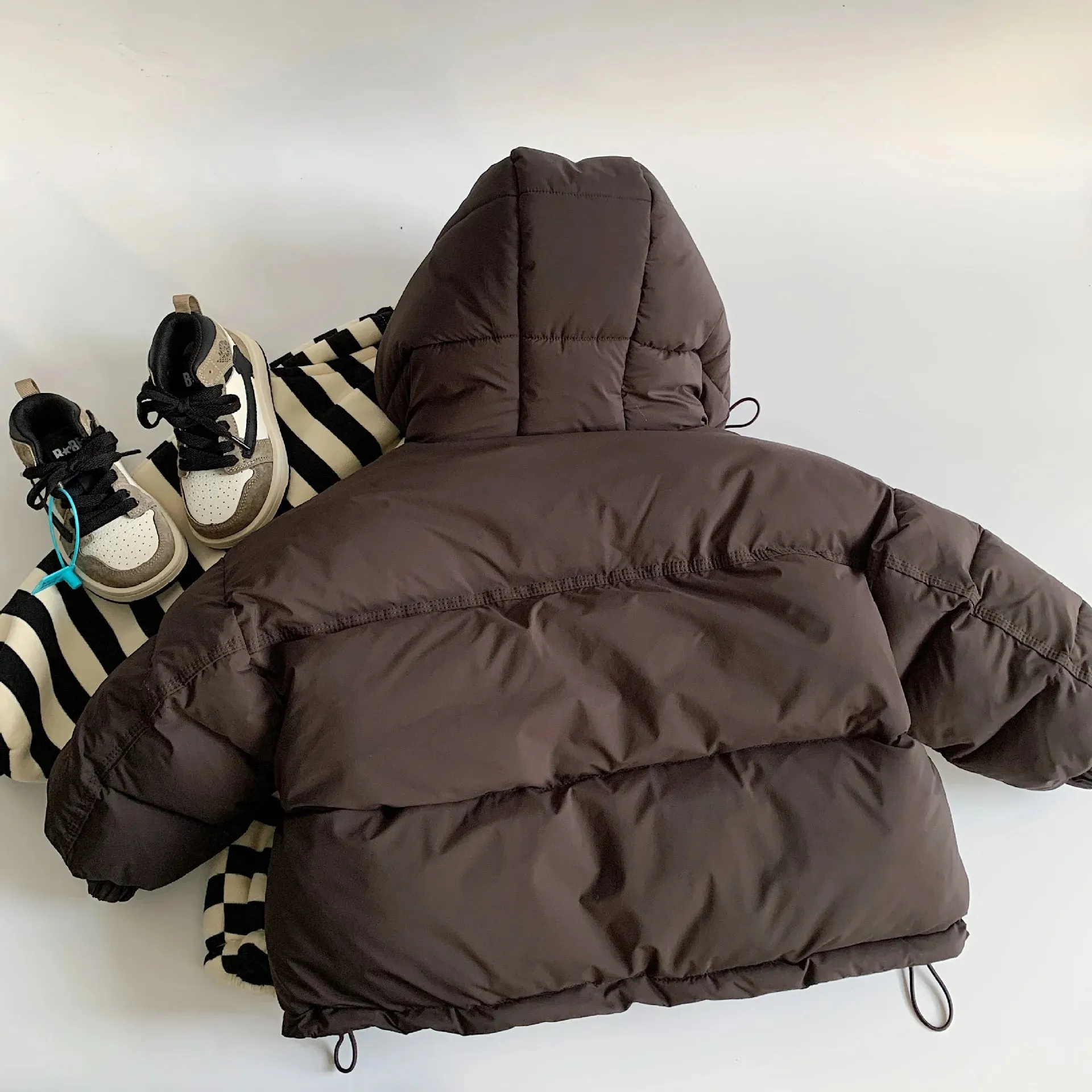 Kids Solid Puffer Jacket
