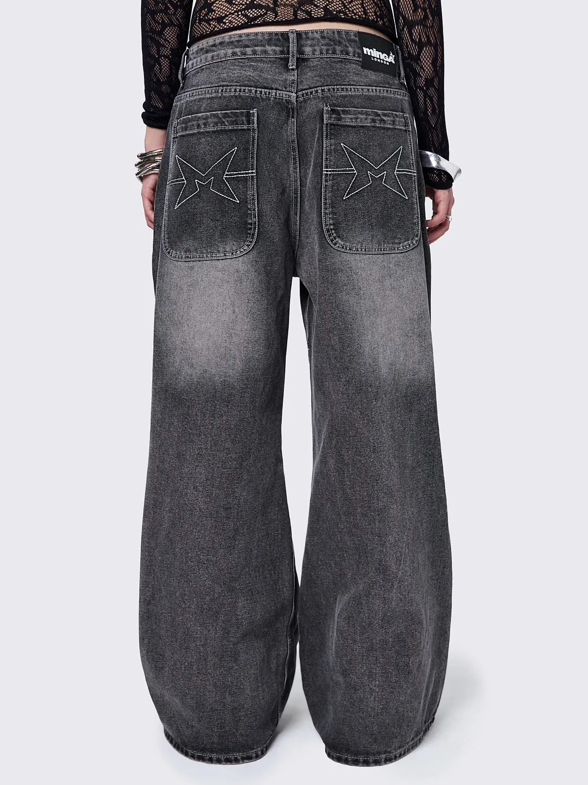 Kim Black Baggy Jeans