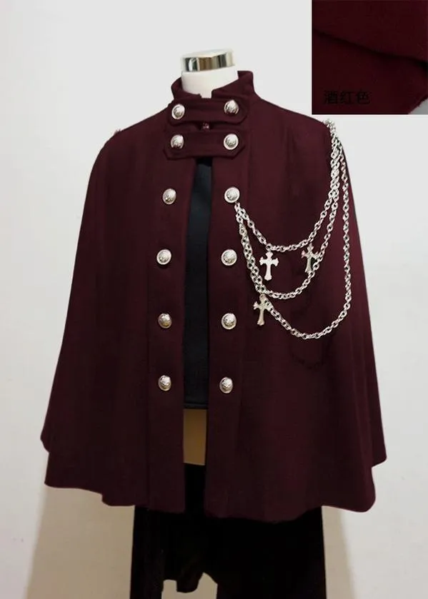La Pomme~Rinngo Himoto~Ouji Lolita Neutral Cloak with Cross Chain