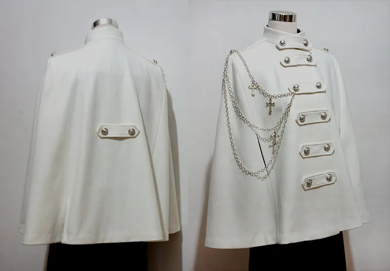 La Pomme~Rinngo Himoto~Ouji Lolita Neutral Cloak with Cross Chain