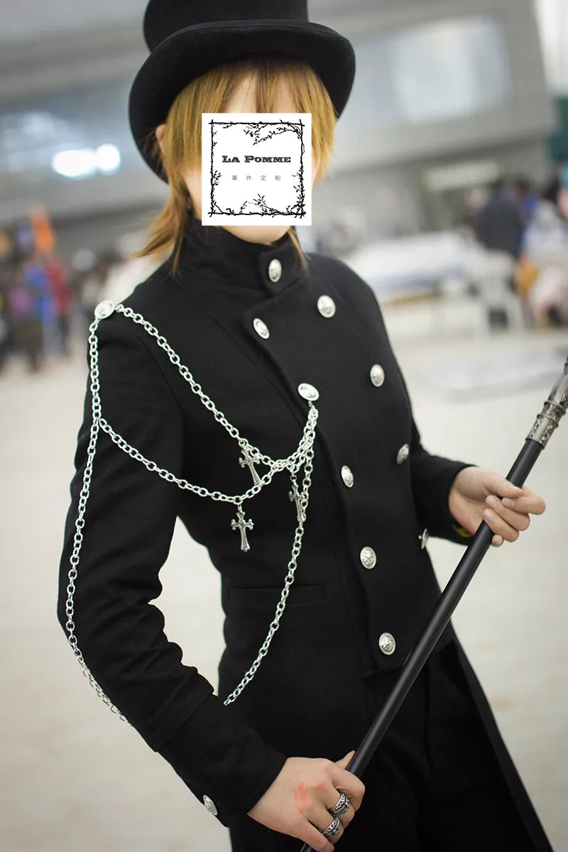 La Pomme~Rinngo Himoto~Ouji Lolita Neutral Cloak with Cross Chain