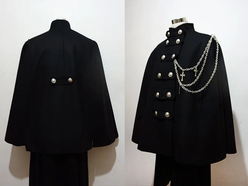 La Pomme~Rinngo Himoto~Ouji Lolita Neutral Cloak with Cross Chain