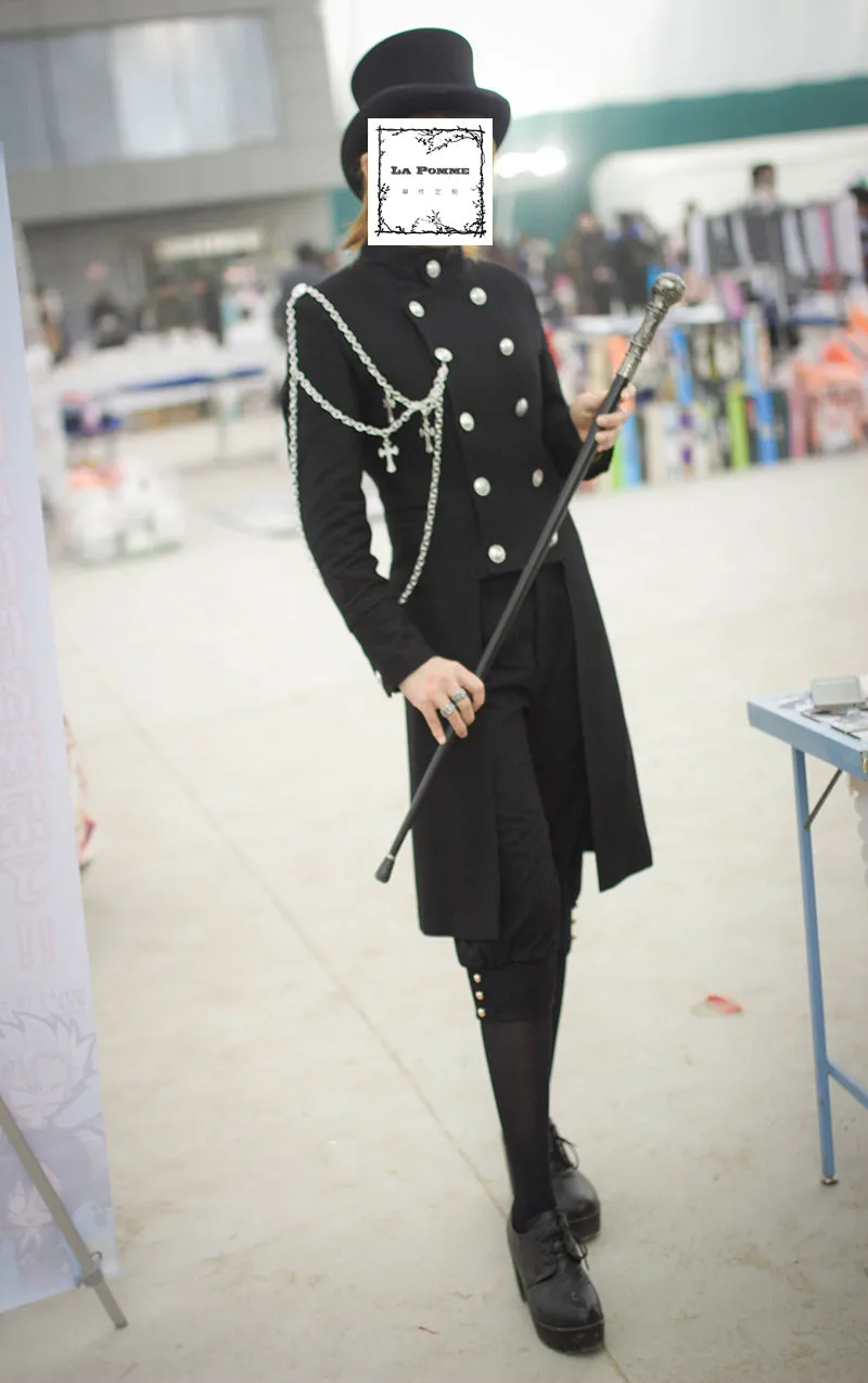 La Pomme~Rinngo Himoto~Ouji Lolita Neutral Cloak with Cross Chain