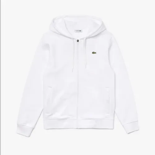 Lacoste Men’s SPORT Lightweight Bi-material Hoodie & Fleece Tennis Sweatpants - White Sh9626 51