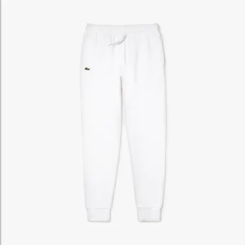 Lacoste Men’s SPORT Lightweight Bi-material Hoodie & Fleece Tennis Sweatpants - White Sh9626 51