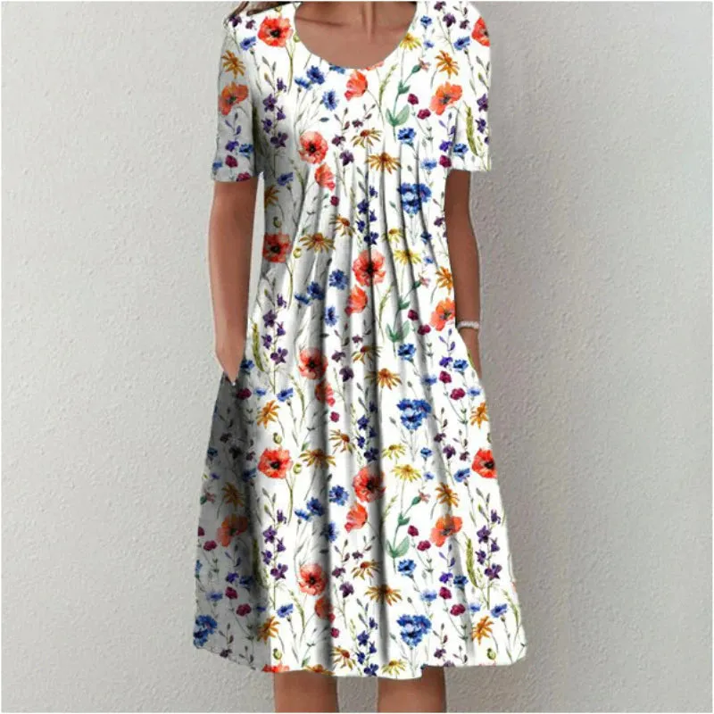 Laura - Elegant Floral Dress