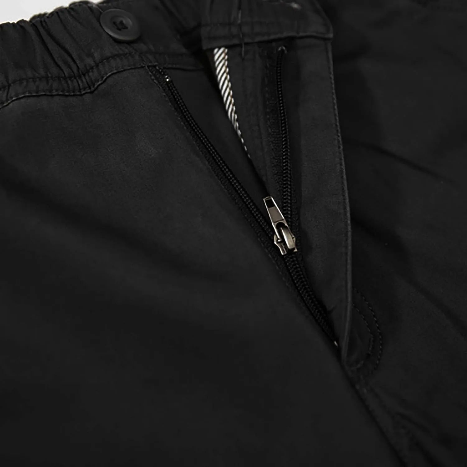 LCMTWX Cargo Pants for Men Solid Cotton Casual Drawstring Men Elastic Waist with Pockets Waist Men's Fleece Active Tech