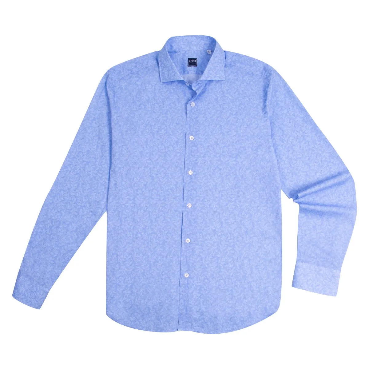 Lightweight Cotton Floral Printed Shirt