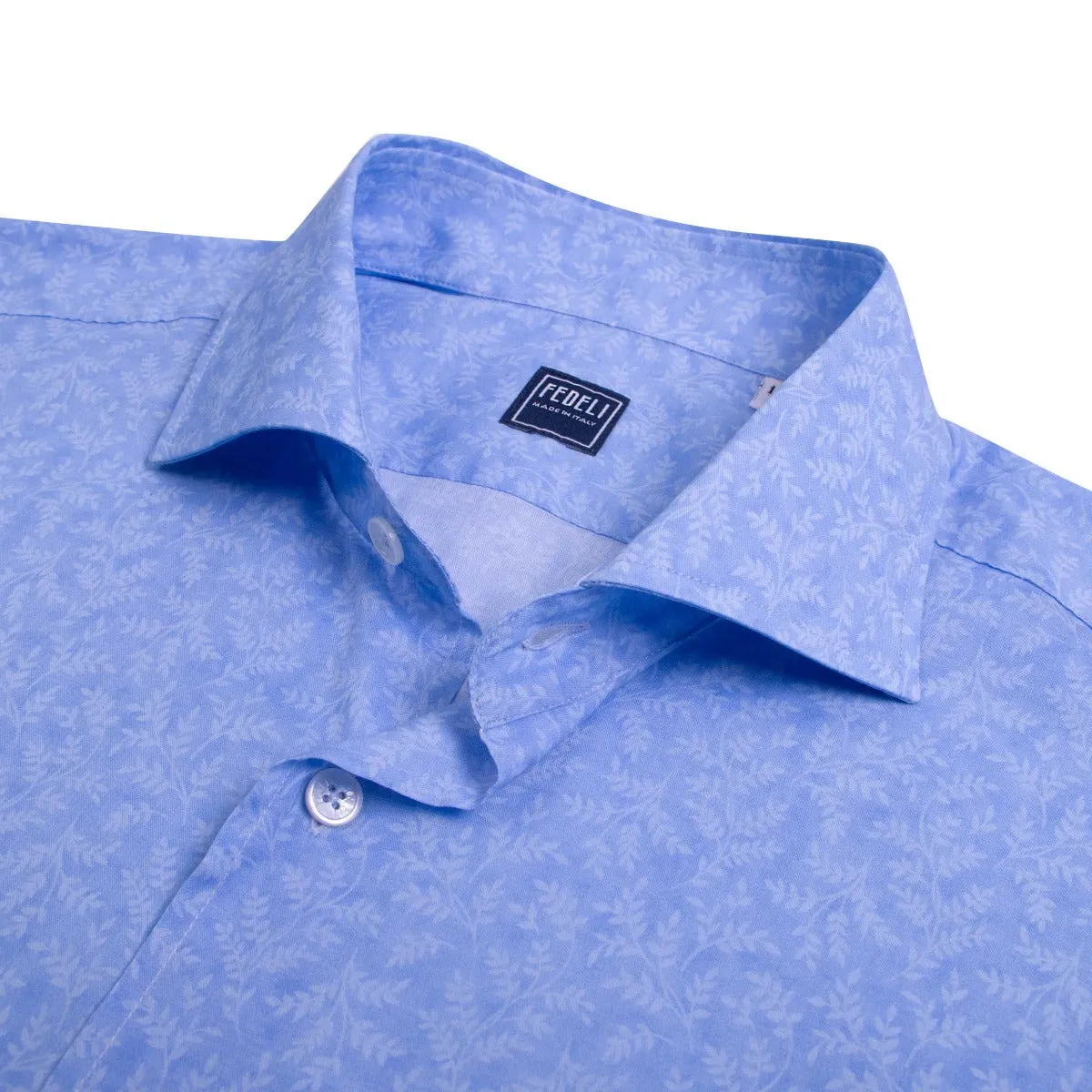 Lightweight Cotton Floral Printed Shirt