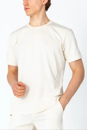 Lightweight Cotton T-shirt - Beige