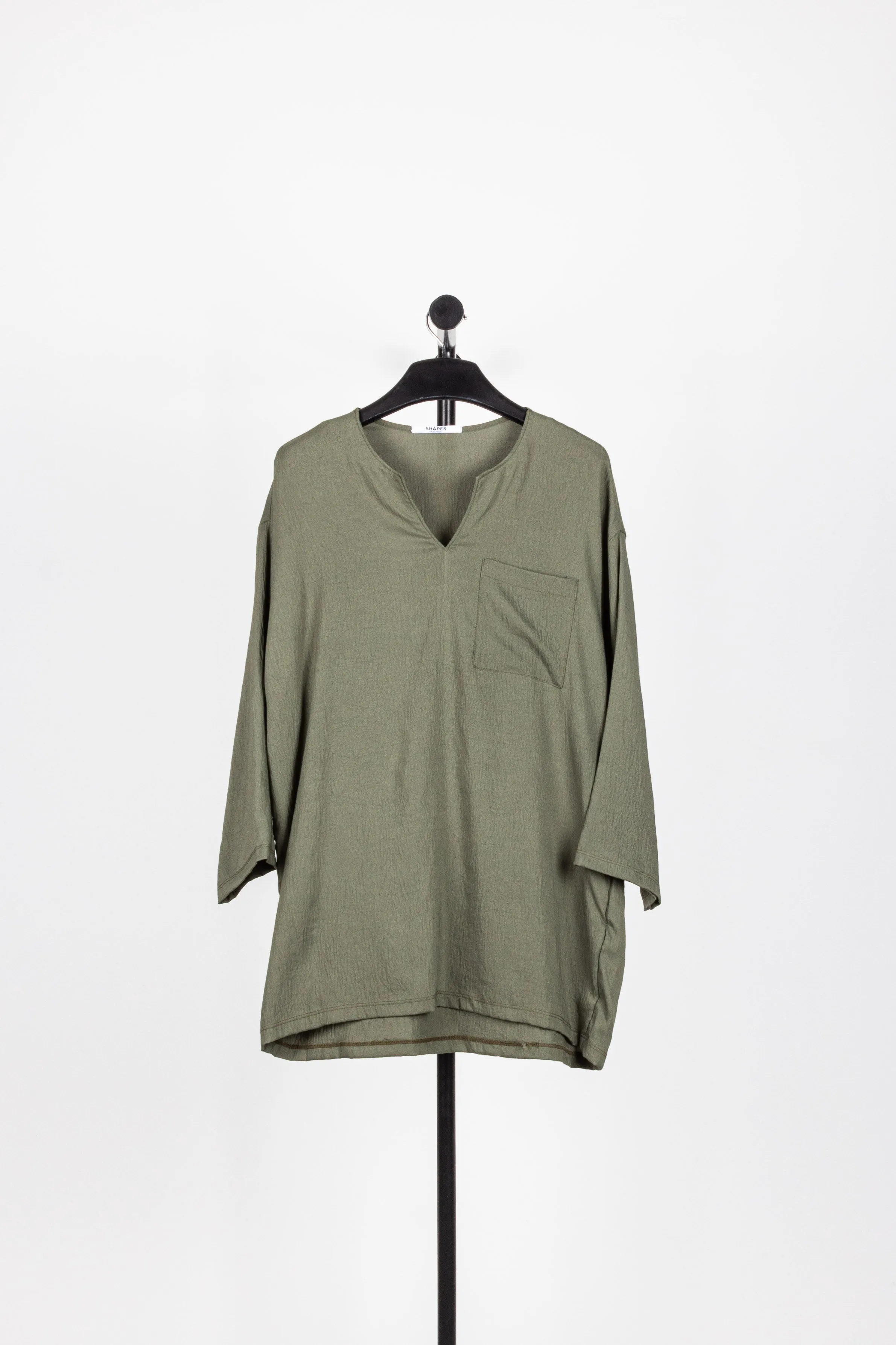 LIGHTWEIGHT LINEN BLEN SHIRT