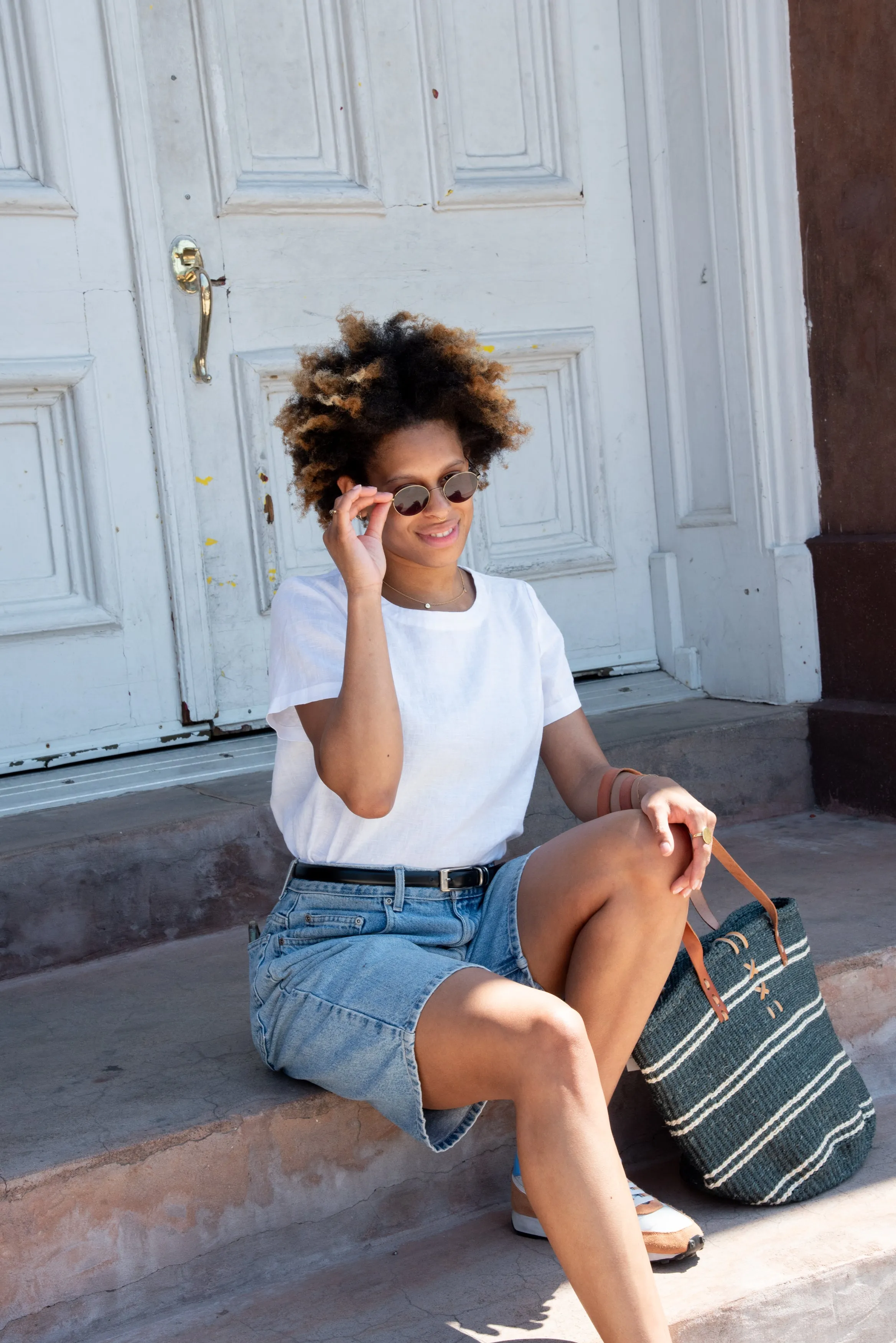 LinenMe Isabella Blouse in White