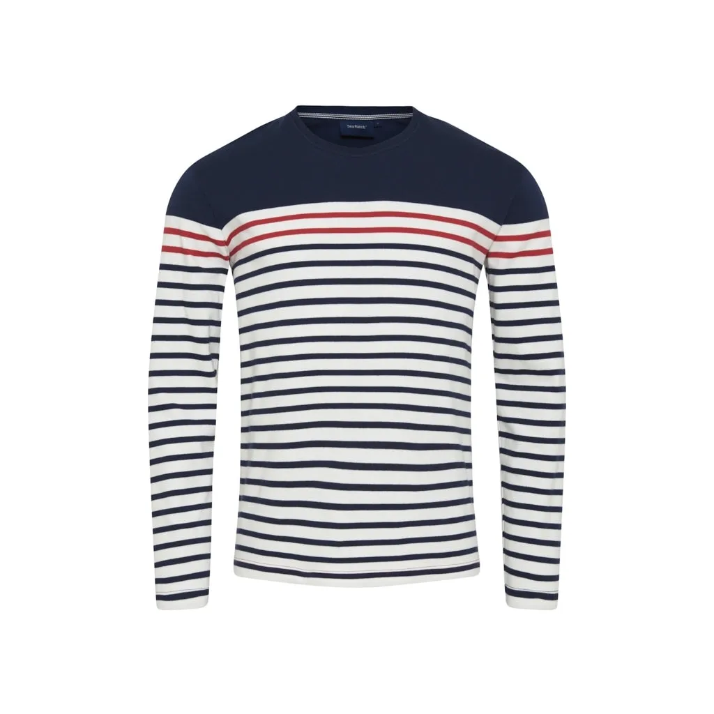 Louie T-shirt - SR Navy/SR Red/Pearl