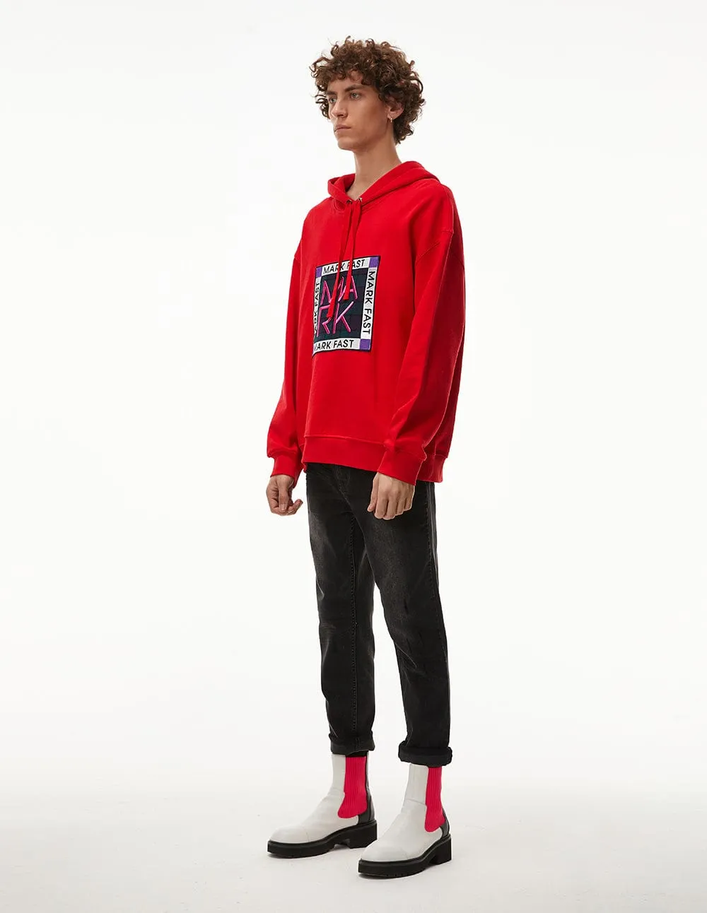 Men Washed Ripped Jeans