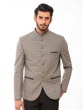 Men's Beige Blazer Ceremonial - EMTBP19-005