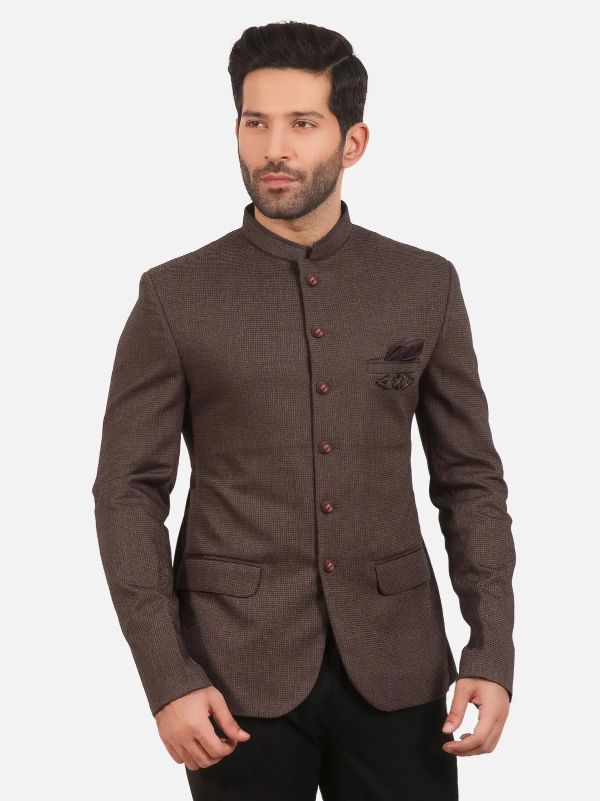 Men's Brown Blazer Ceremonial - EMTBP20-006