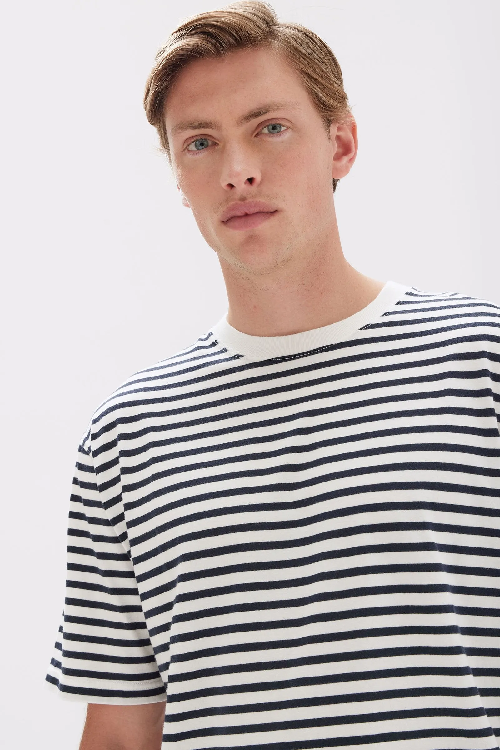 Mens Harbour Stripe Tee