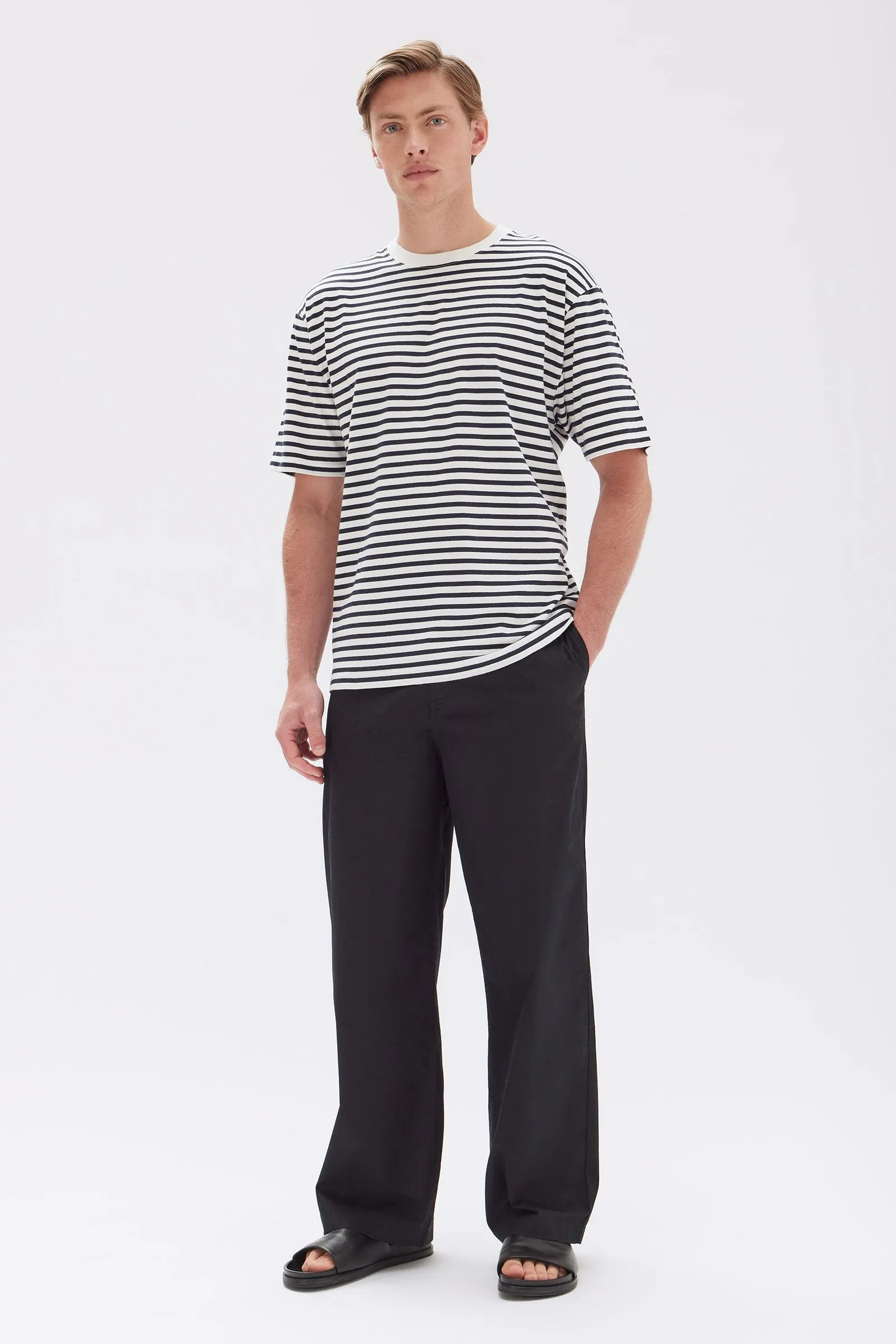 Mens Harbour Stripe Tee