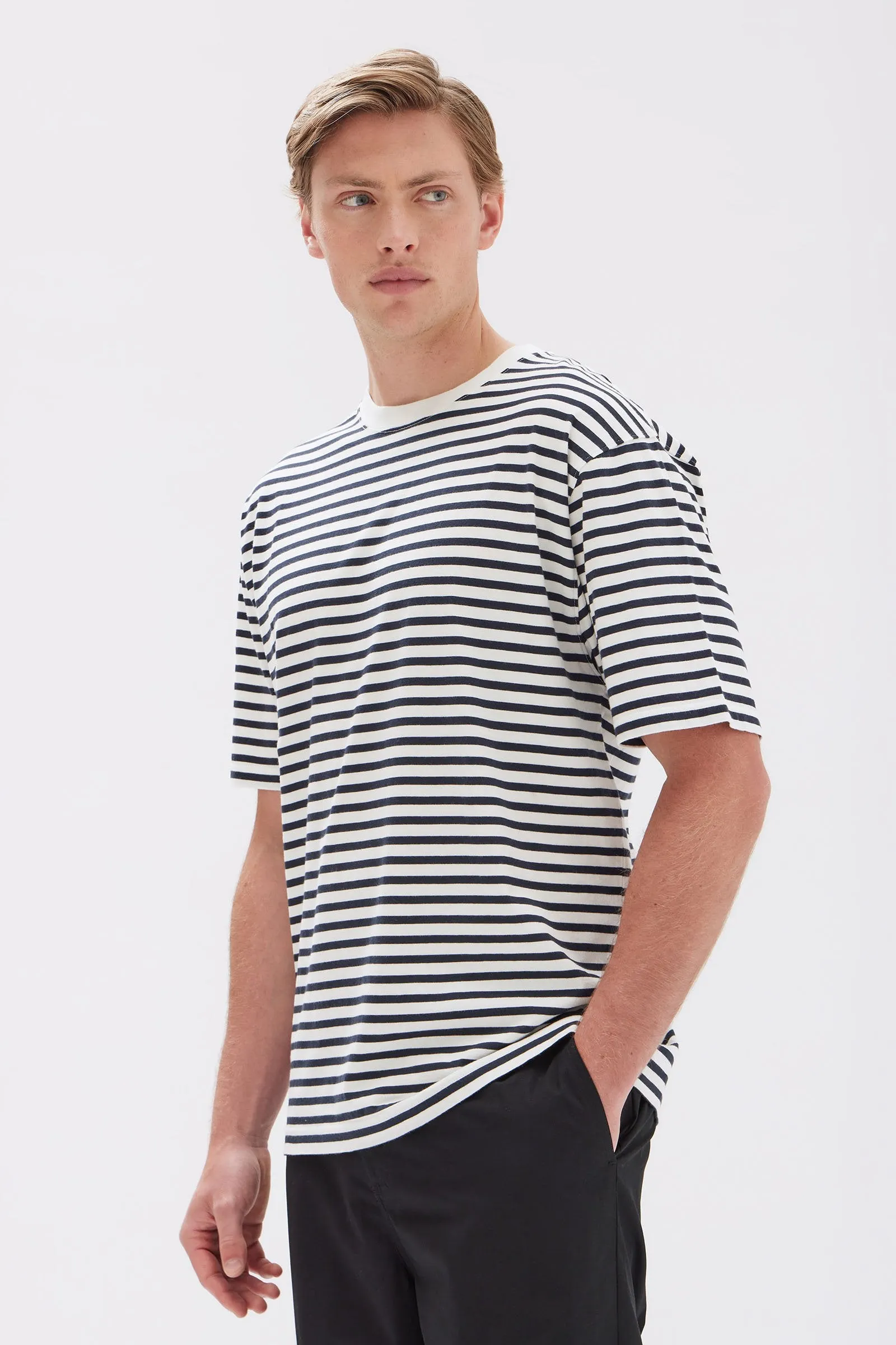 Mens Harbour Stripe Tee