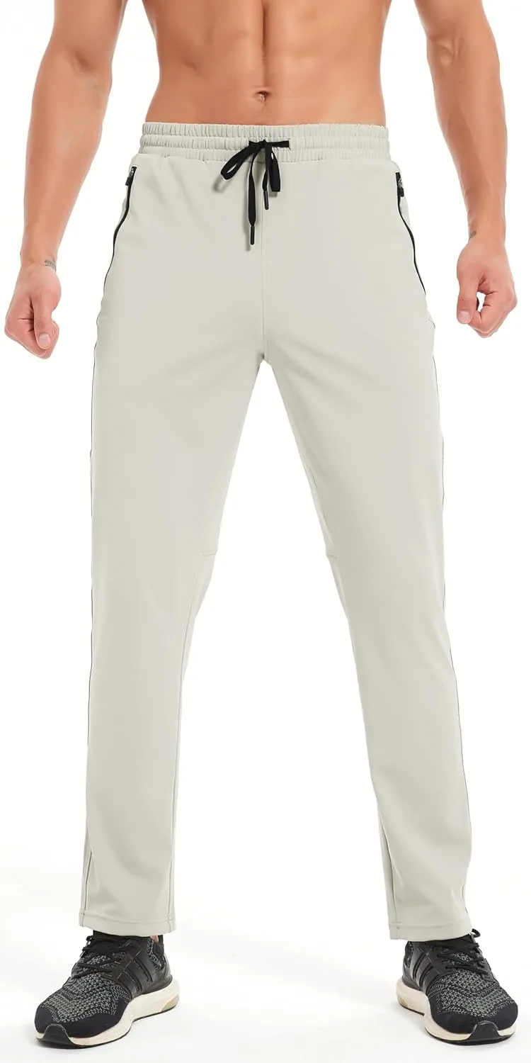 Men's Hiking Sweatpants Joggers Athletic Pants Stretch Workout Jogging Running Gym Traning Track Pants